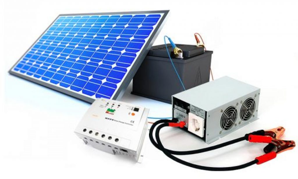 Комплект солнечной батареи с аккумулятором